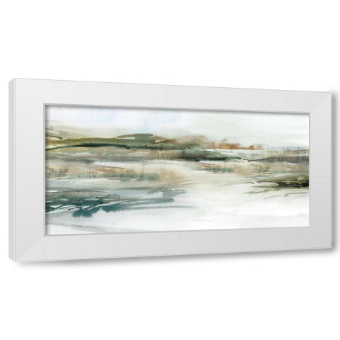 Only for a Moment White Modern Wood Framed Art Print by Isabelle Z