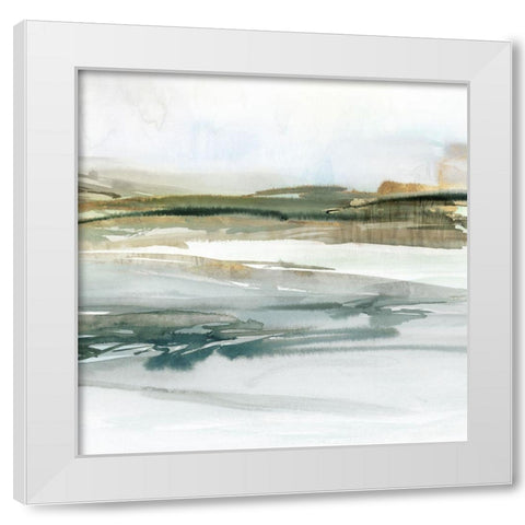 Prologue I  White Modern Wood Framed Art Print by Isabelle Z
