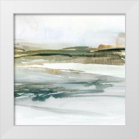 Prologue I  White Modern Wood Framed Art Print by Isabelle Z