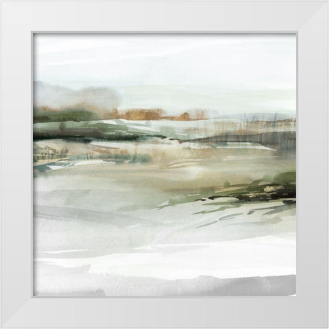Prologue II  White Modern Wood Framed Art Print by Isabelle Z