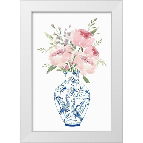 Ever Thine  White Modern Wood Framed Art Print by Isabelle Z