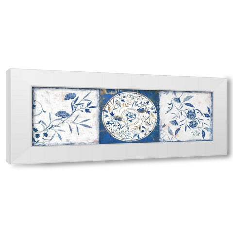 Indgio Ceramics I  White Modern Wood Framed Art Print by Isabelle Z