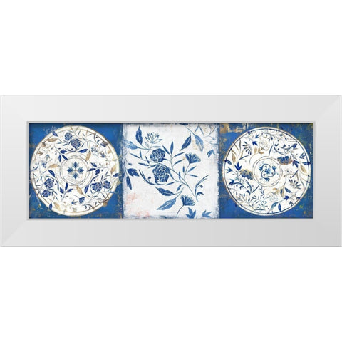 Indgio Ceramics II  White Modern Wood Framed Art Print by Isabelle Z