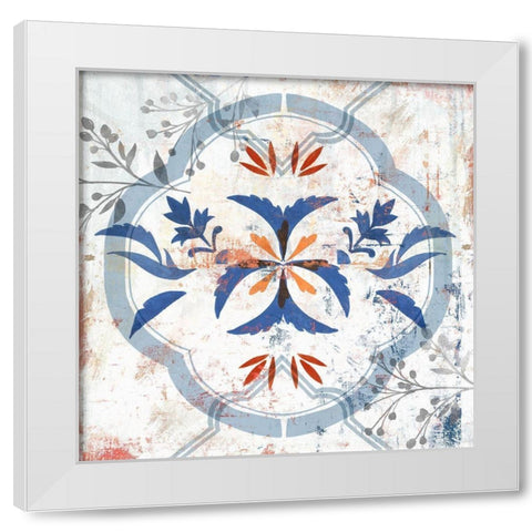 Echos II  White Modern Wood Framed Art Print by Isabelle Z