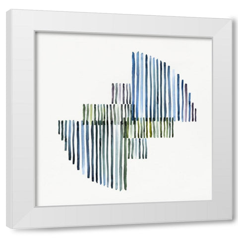 Interlude I  White Modern Wood Framed Art Print by Isabelle Z