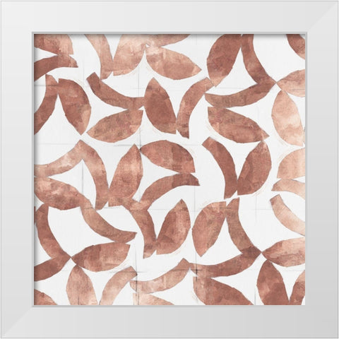 Format II  White Modern Wood Framed Art Print by Isabelle Z