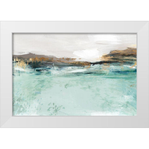 Betamax I  White Modern Wood Framed Art Print by Isabelle Z