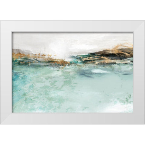Betamax II  White Modern Wood Framed Art Print by Isabelle Z