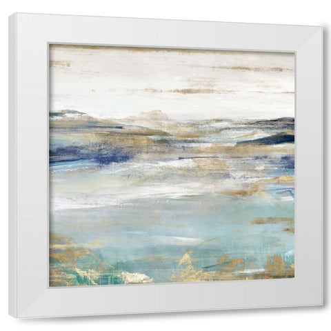Upon a Clear I  White Modern Wood Framed Art Print by Isabelle Z