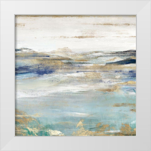Upon a Clear I  White Modern Wood Framed Art Print by Isabelle Z