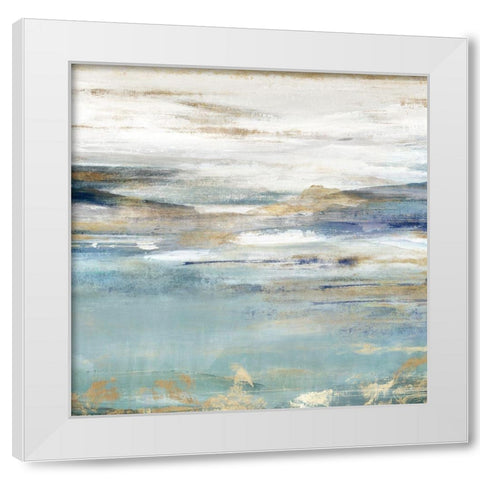 Upon a Clear II  White Modern Wood Framed Art Print by Isabelle Z