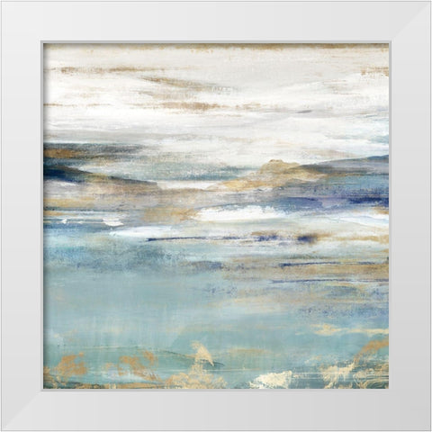 Upon a Clear II  White Modern Wood Framed Art Print by Isabelle Z