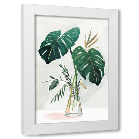 Forenoon II  White Modern Wood Framed Art Print by Isabelle Z