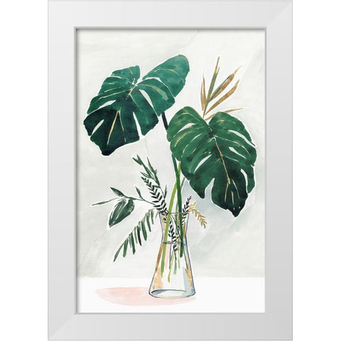Forenoon II  White Modern Wood Framed Art Print by Isabelle Z
