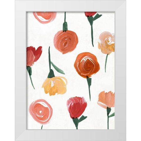Elliot I  White Modern Wood Framed Art Print by Isabelle Z