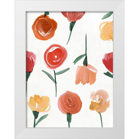 Elliot II  White Modern Wood Framed Art Print by Isabelle Z