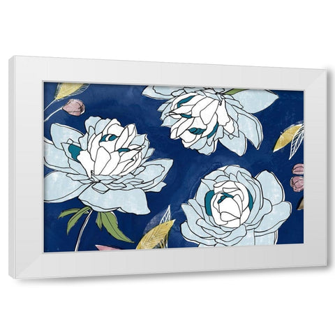 Courtesy II  White Modern Wood Framed Art Print by Isabelle Z