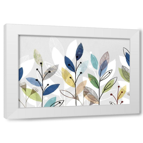 Morning Glory I  White Modern Wood Framed Art Print by Isabelle Z