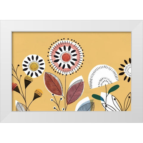Scandi Sunrise II  White Modern Wood Framed Art Print by Isabelle Z