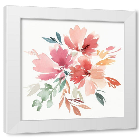 April II  White Modern Wood Framed Art Print by Isabelle Z