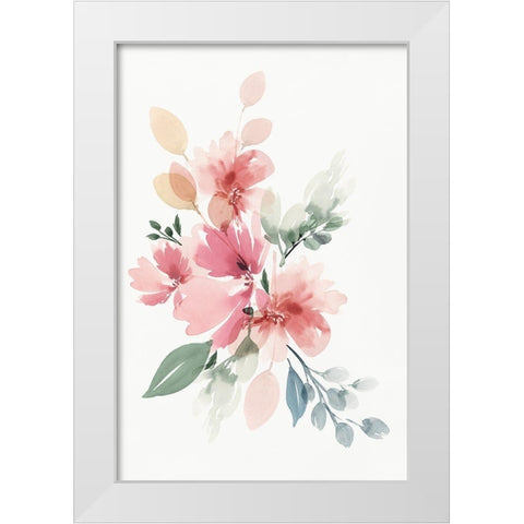 Dream Girl I  White Modern Wood Framed Art Print by Isabelle Z