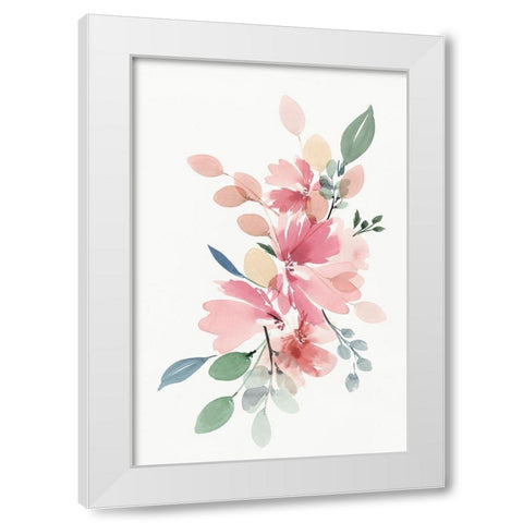 Dream Girl II  White Modern Wood Framed Art Print by Isabelle Z