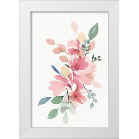 Dream Girl II  White Modern Wood Framed Art Print by Isabelle Z