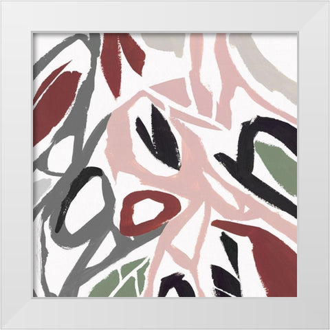 Lusting II  White Modern Wood Framed Art Print by Isabelle Z