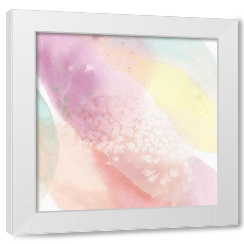 Vitality  White Modern Wood Framed Art Print by Isabelle Z
