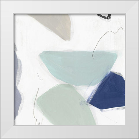 August Eve I  White Modern Wood Framed Art Print by Isabelle Z