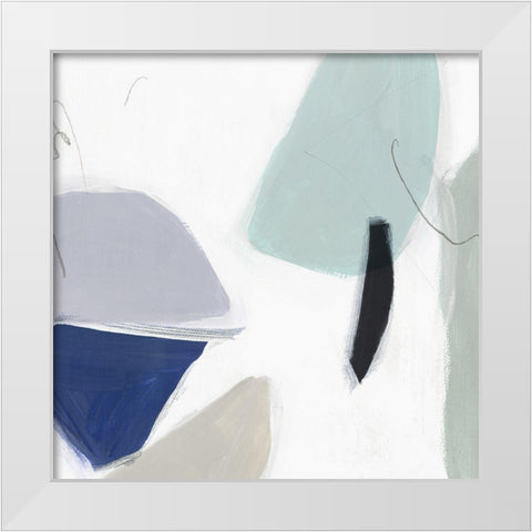 August Eve II  White Modern Wood Framed Art Print by Isabelle Z
