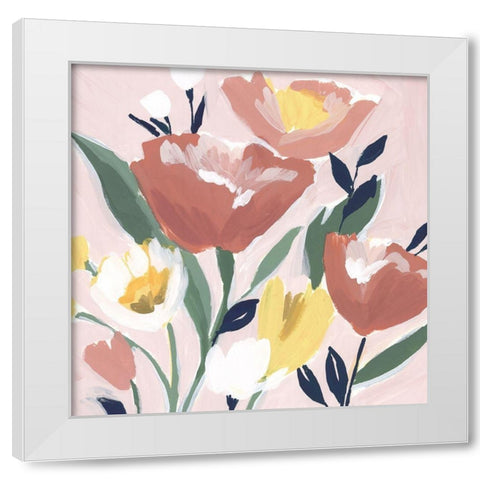 Summer Fresh  White Modern Wood Framed Art Print by Isabelle Z