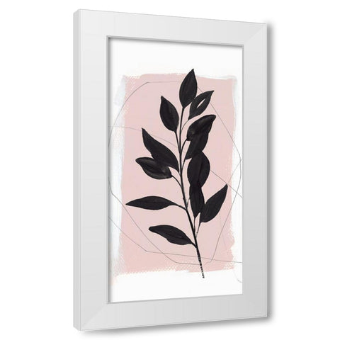 Ramie II   White Modern Wood Framed Art Print by Isabelle Z