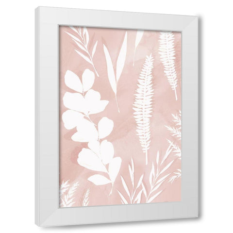 Juneberry I  White Modern Wood Framed Art Print by Isabelle Z