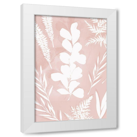 Juneberry II   White Modern Wood Framed Art Print by Isabelle Z