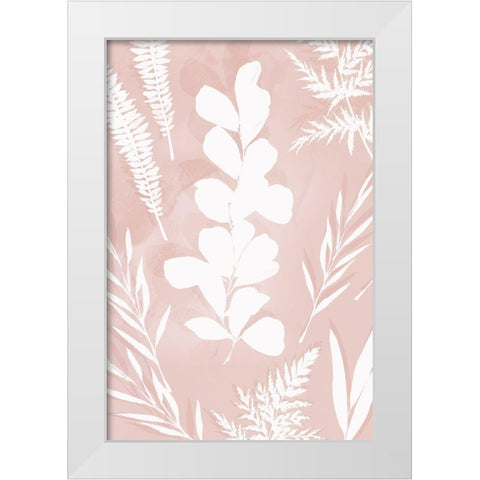 Juneberry II   White Modern Wood Framed Art Print by Isabelle Z