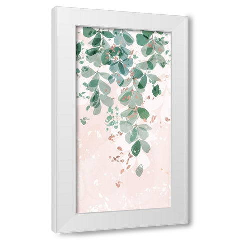 Mizzle II   White Modern Wood Framed Art Print by Isabelle Z