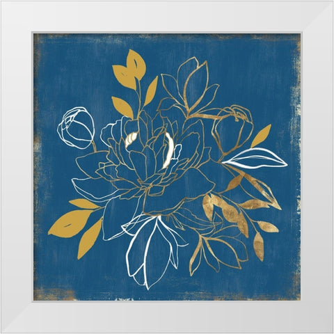 Callaia II   White Modern Wood Framed Art Print by Isabelle Z
