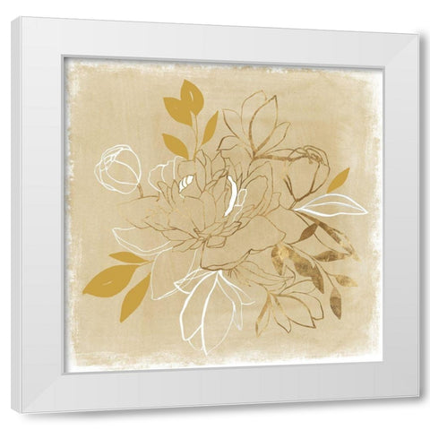 Camilla II   White Modern Wood Framed Art Print by Isabelle Z