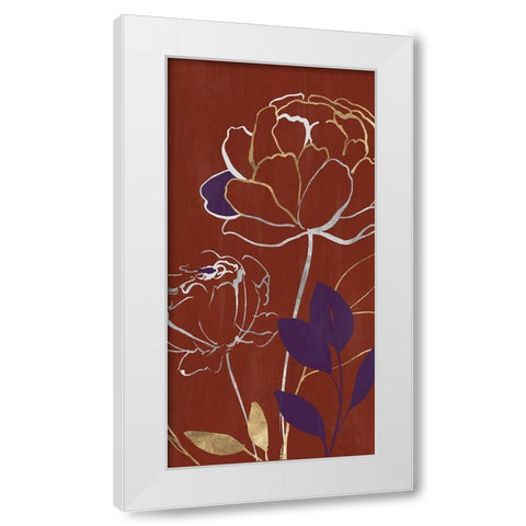 Lupin II   White Modern Wood Framed Art Print by Isabelle Z