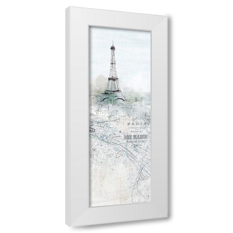 Soir De Paris I  White Modern Wood Framed Art Print by Isabelle Z