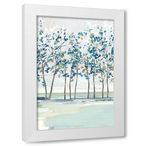 Blue Ridge I  White Modern Wood Framed Art Print by Isabelle Z