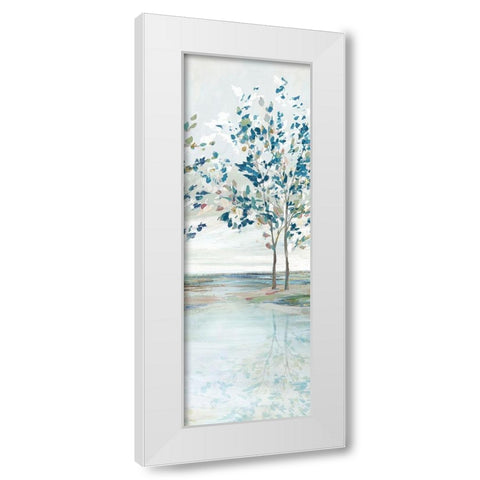 Blue Ridge II  White Modern Wood Framed Art Print by Isabelle Z
