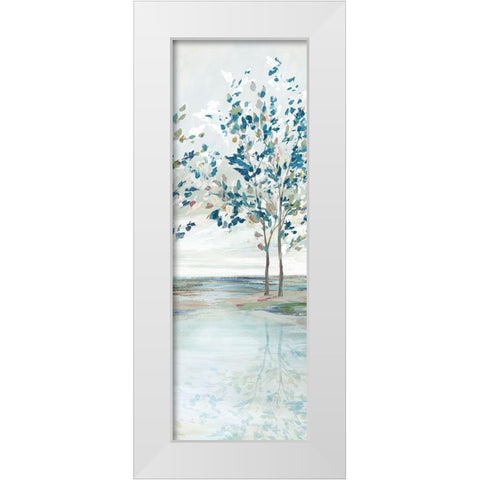 Blue Ridge II  White Modern Wood Framed Art Print by Isabelle Z