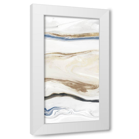 Synthesis III   White Modern Wood Framed Art Print by Isabelle Z