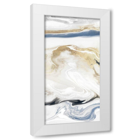 Synthesis IV White Modern Wood Framed Art Print by Isabelle Z