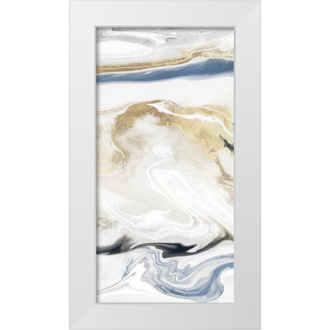 Synthesis IV White Modern Wood Framed Art Print by Isabelle Z
