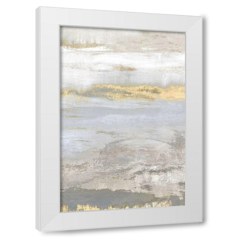 Dusk Till Dawn  White Modern Wood Framed Art Print by Isabelle Z