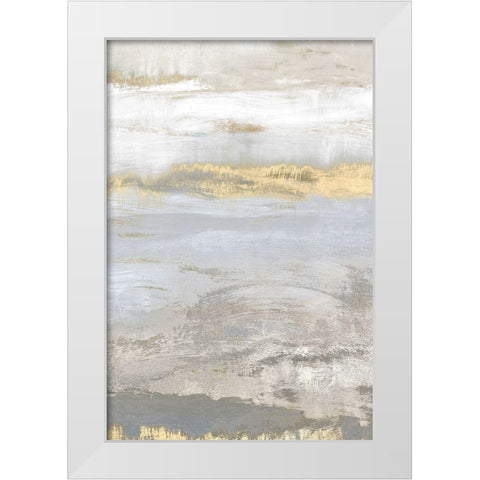 Dusk Till Dawn  White Modern Wood Framed Art Print by Isabelle Z