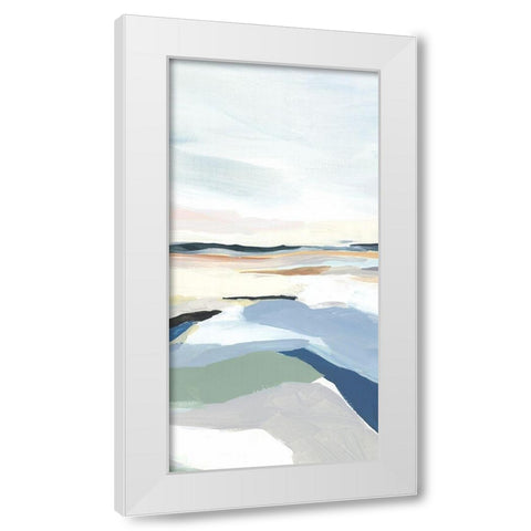 Seaside Day III   White Modern Wood Framed Art Print by Isabelle Z